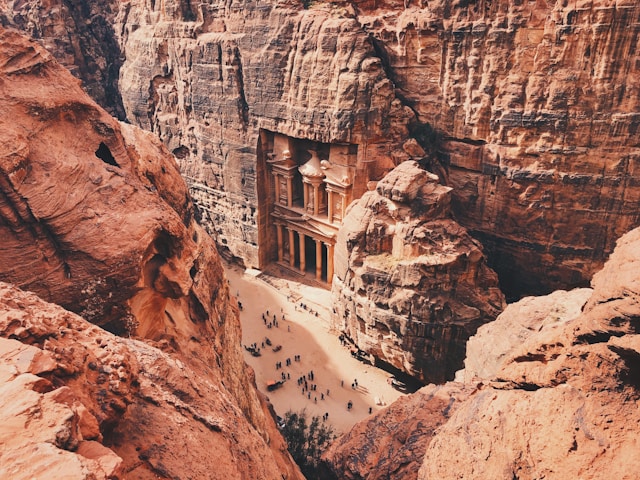 15 Most Beautiful Places in the World You Must Visit in 2026 14 Ancient Petra stone architecture in Jordan.